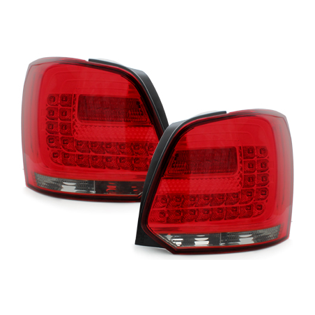 Feux arrière LED VW Polo 6R_09-14-Rouge/Fumé