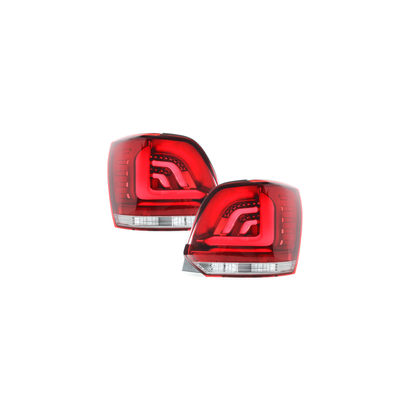 Feux carDNA LED VW Polo 6R rouge/clair