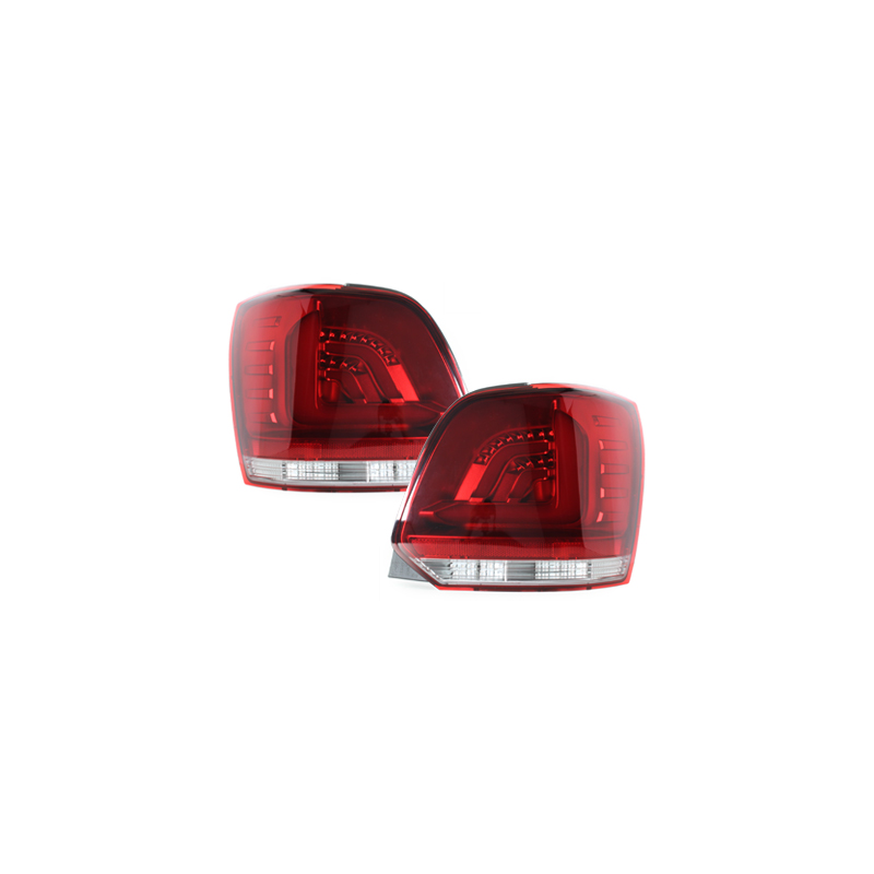 Feux carDNA LED VW Polo 6R rouge/clair