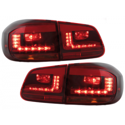 Feux arrière LED VW Tiguan 11+ - Rouge / Fumé