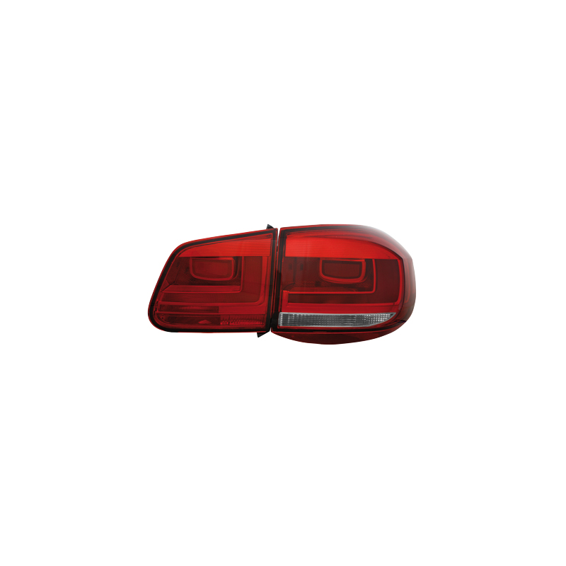 Feux arrière LED VW Tiguan 1 Rouge/Fumé