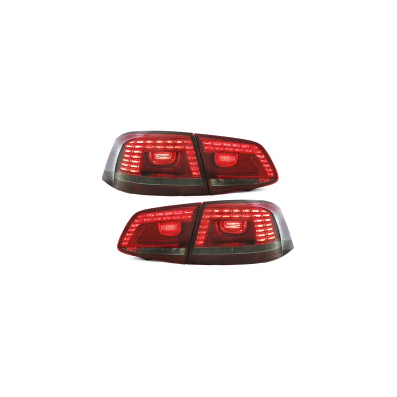 Feux arrière LED VW Passat 3C GP Berline 2011+-Rouge/Fumé