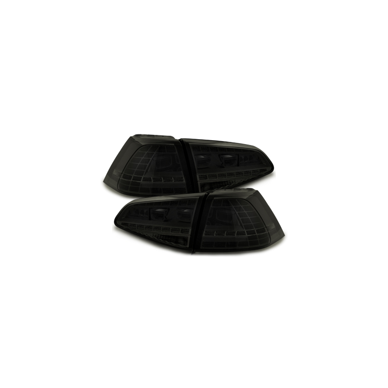  Feux arrière LED VW Golf 7 Noir/Fumé_GTI-LOOK -  RV50SLBS