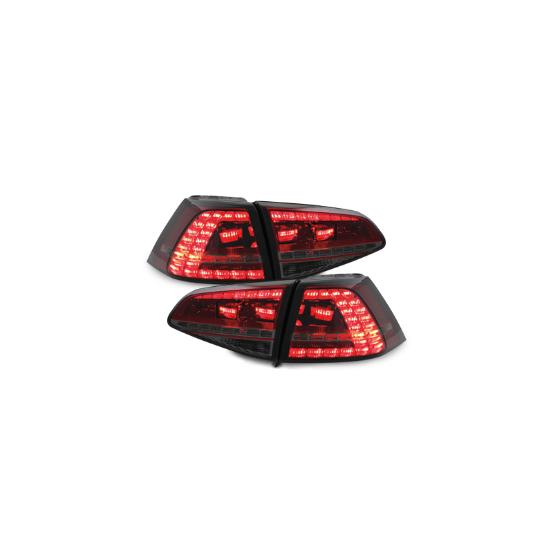Feux arrière LED VW Golf 7 Rouge/Fumé - RV50SLRS