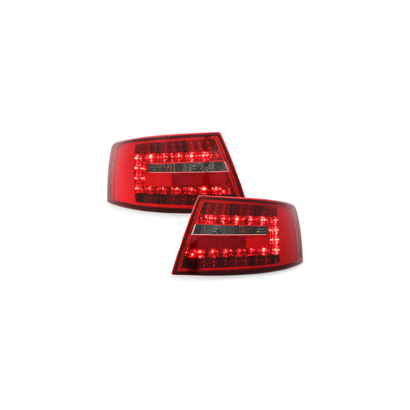 Feux arrière LED Audi A6 4F Berline 04-08-Rouge/clair
