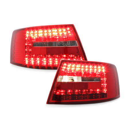 Feux arrière LED Audi A6 4F Berline 04-08-Rouge/clair