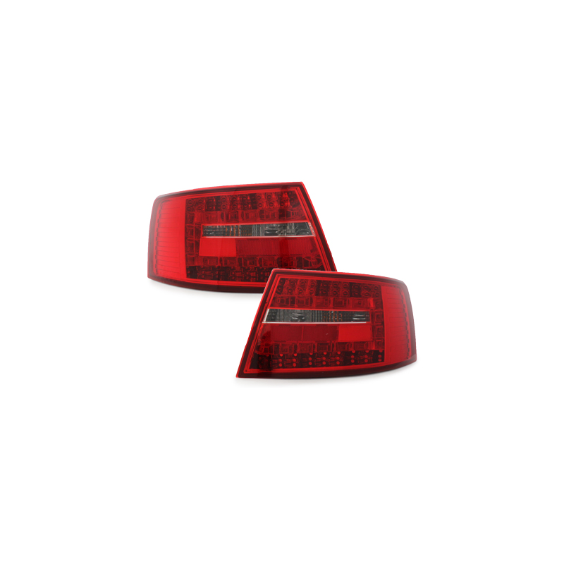 Feux arrière LED Audi A6 4F Berline 04-08-Rouge/clair