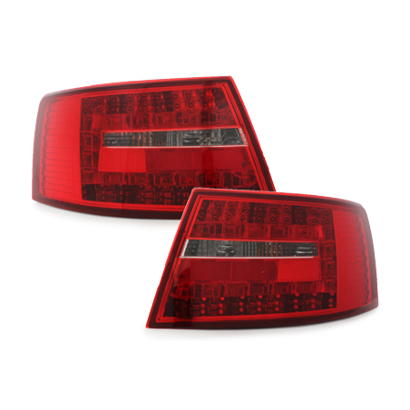 Feux arrière LED Audi A6 4F Berline 04-08-Rouge/clair