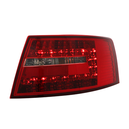 Feux arrière LED Audi A6 4F Berline 04-08-Rouge/clair