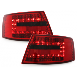 Feux arrière LED Audi A6 4F Berline 04-08-Rouge/Fumé 7PIN