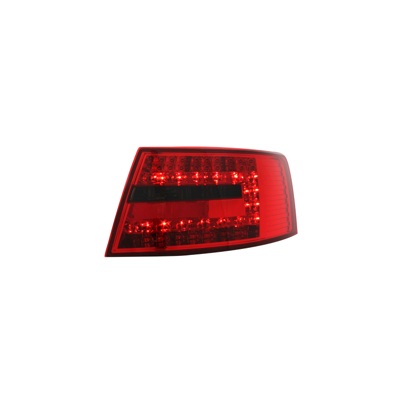 Feux arrière LED Audi A6 4F Berline 04-08-Rouge/Fumé 7PIN