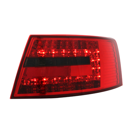 Feux arrière LED Audi A6 4F Berline 04-08-Rouge/Fumé 7PIN