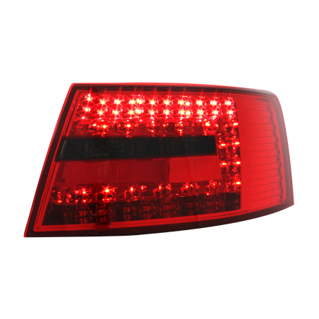 Feux arrière LED Audi A6 4F Berline 04-08-Rouge/Fumé 7PIN