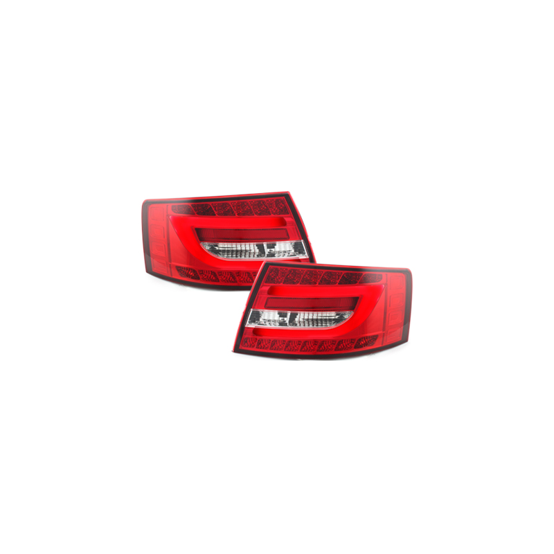 Feux arrière LED Audi A6 4F Berline 04-08 Rouge/Clair