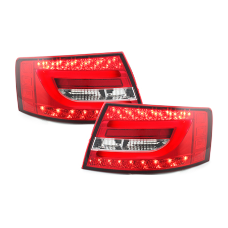 Feux arrière LED Audi A6 4F Berline 04-08 Rouge/Clair