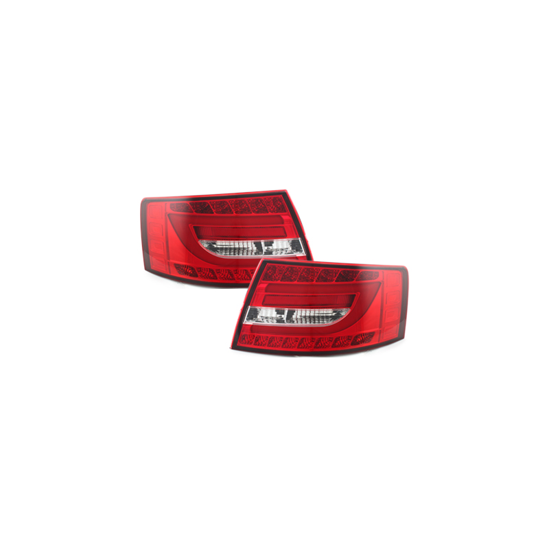 Feux arrière LED Audi A6 4F Berline 04-08 Rouge/Clair