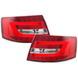 Feux arrière LED Audi A6 4F Berline 04-08 Rouge/Clair (7 Pin)