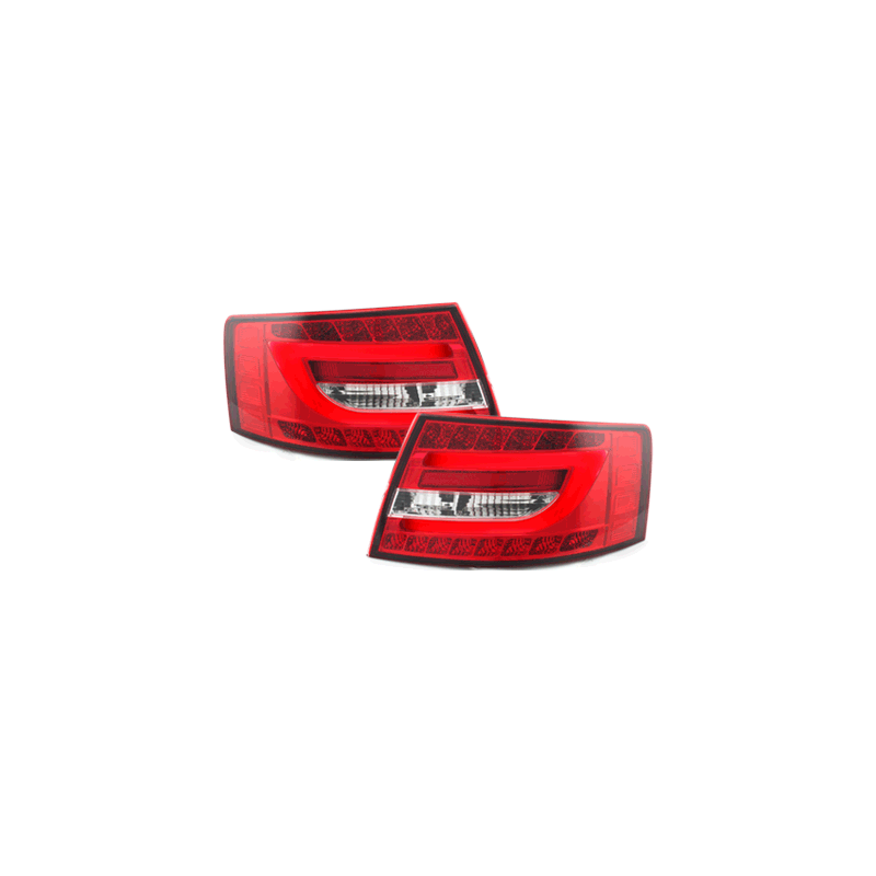 Feux arrière LED Audi A6 4F Berline 04-08 Rouge/Clair (7 Pin)