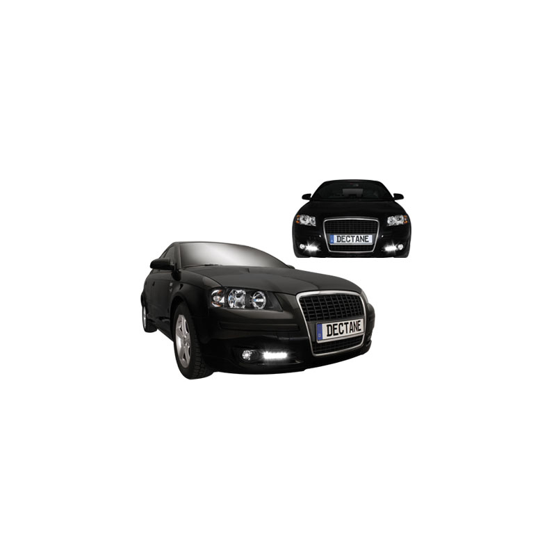 Feux de jour MODULITE Audi A3 8P 03-08 Avec Antibrouillard  (Compatible avec phares xénon uniquement)