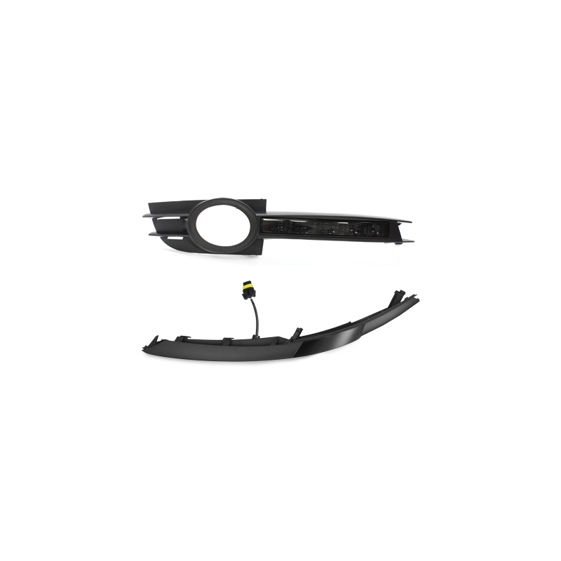 Feux de jour MODULITE Audi A6 4F 04-08 Avec Antibrouillard Fumé+Xenon