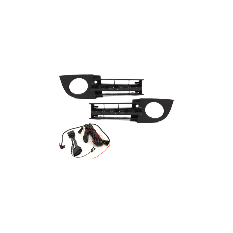 Feux de jour MODULITE Audi A6 4B 02-05 Avec Antibrouillard Fumé