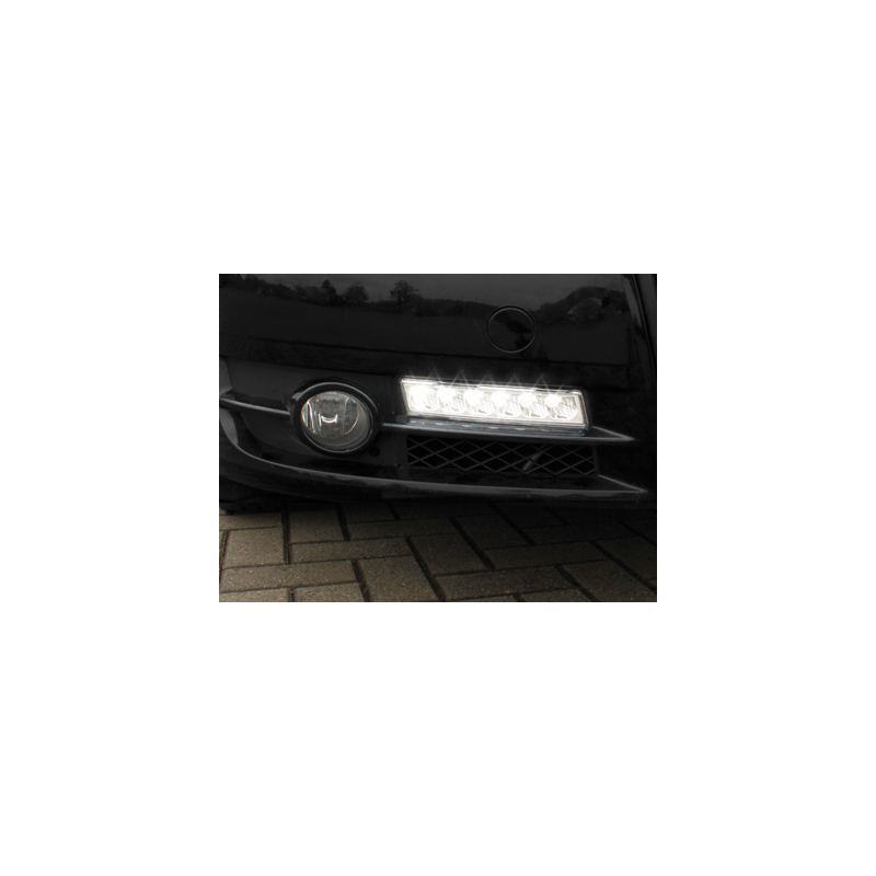 Feux de jour MODULITE Audi A4 8E B7_05-08 chromé (Compatible avec phares xénon uniquement)