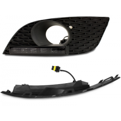 Feux de jour MODULITE Seat Leon 1P1 09-12 Avec Antibrouillard Fumé