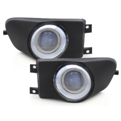 Anti-brouillards BMW E39 96-00-Angel Eyes-Noir