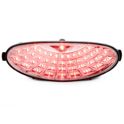 Feu de brouillard arrière Peugeot 206/206cc-43 LED-chromé