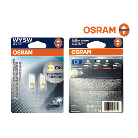 OSRAM DIADEM Chrome WY5W _ orange (2 pièces)