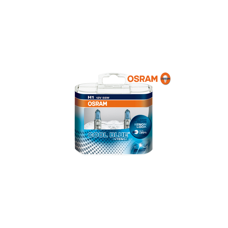 H1 OSRAM Cool Blue Intense H1 Xenon Look 12 V/55 W  (2 pièces)
