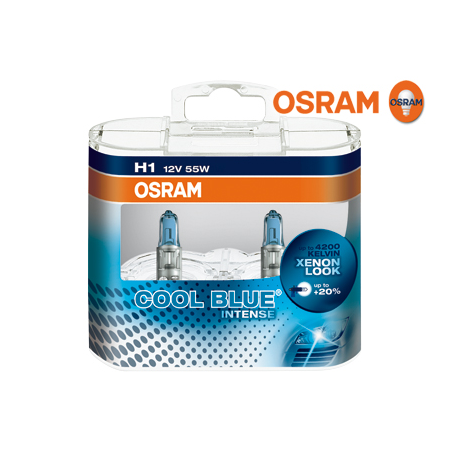 H1 OSRAM Cool Blue Intense H1 Xenon Look 12 V/55 W  (2 pièces)