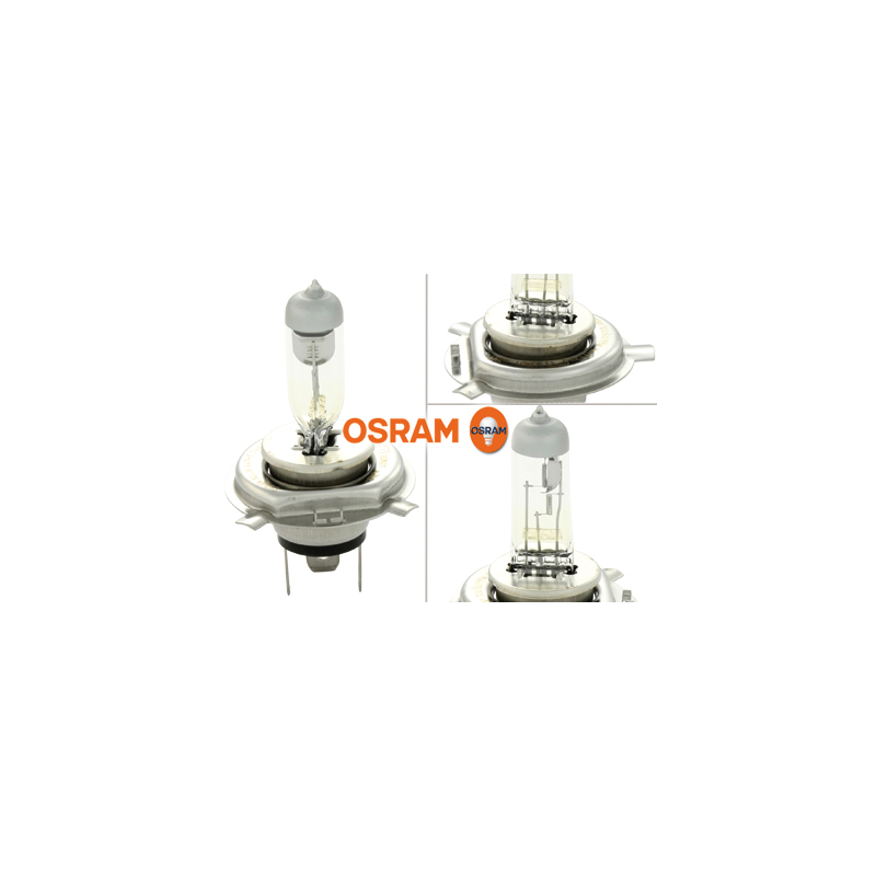 Ampoule look xénon OSRAM SILVERSTAR 2.0 H4 12 V/55 W  (2 pièces)
