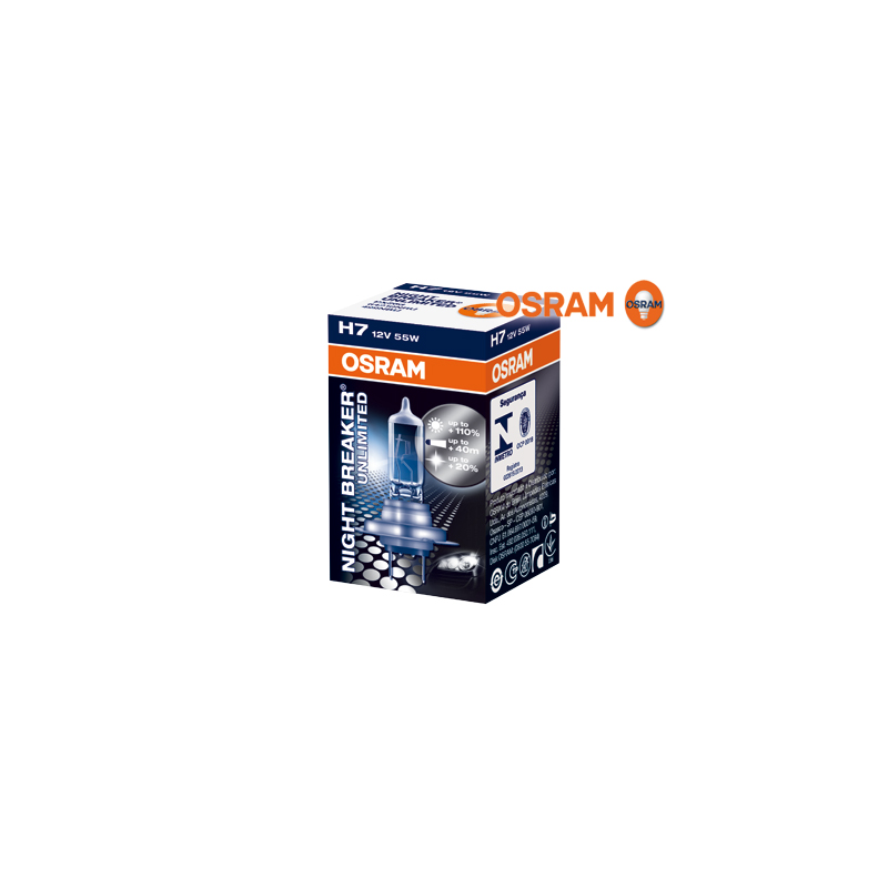 OSRAM NIGHT BREAKER Unlimited H7 12 V/55 W (1 Pièce)