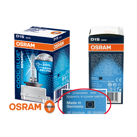 Ampoule xénon DS1 OSRAM XENARC Cool Blue Intense 35 W (1 pièce)