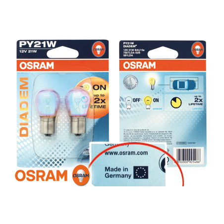 OSRAM DIADEM BAU15S Blinklicht orange (2 Pièces)