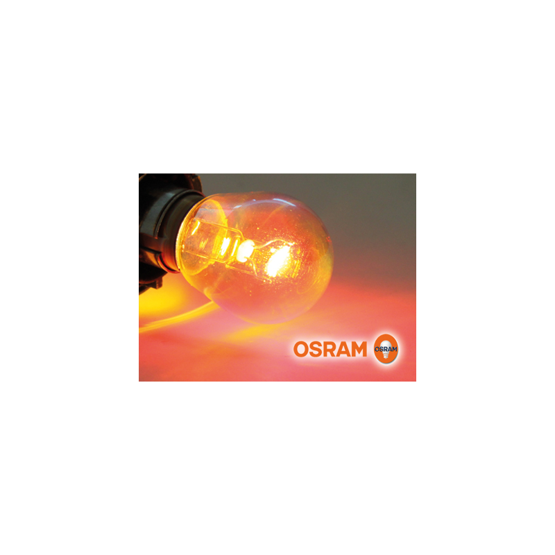 OSRAM DIADEM Rouge BAW15s 25W/12 V - Rouge (1 Pièce)