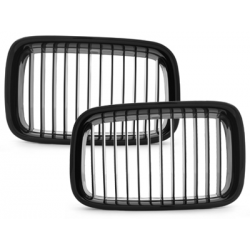 Grille BMW E36 3er 91-96-Noir/Brillant