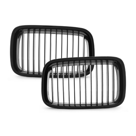 Grille BMW E36 3er 91-96-Noir/Brillant