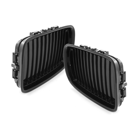 Grille BMW E36 3er 91-96-Noir/Brillant