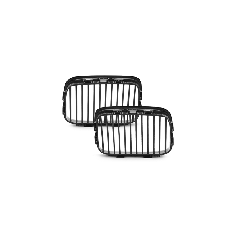 Grille BMW E36 3er 91-96-Noir/Brillant