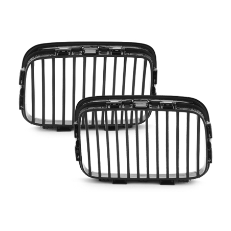 Grille BMW E36 3er 91-96-Noir/Brillant