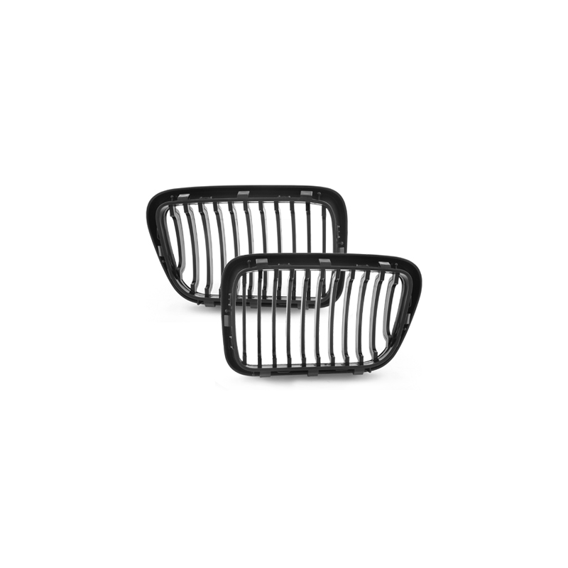 Grille BMW E36 3er 96-98-Noir/Brillant