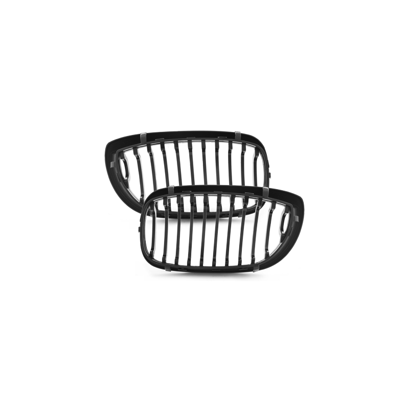 Grille BMW E46 Coupé/Cabrio 3er 02-03-Noir/Brillant