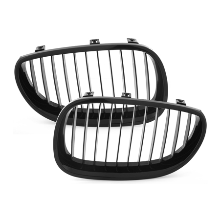 Grille BMW E60 E61 5er 03-05-Noir/Brillant