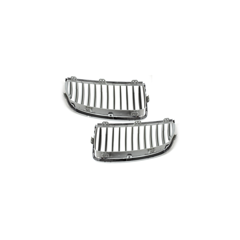 Grille BMW E90 3er 05-08-chromé