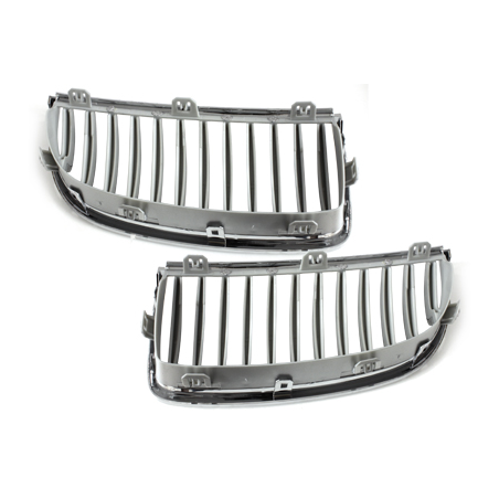 Grille BMW E90 3er 05-08-chromé