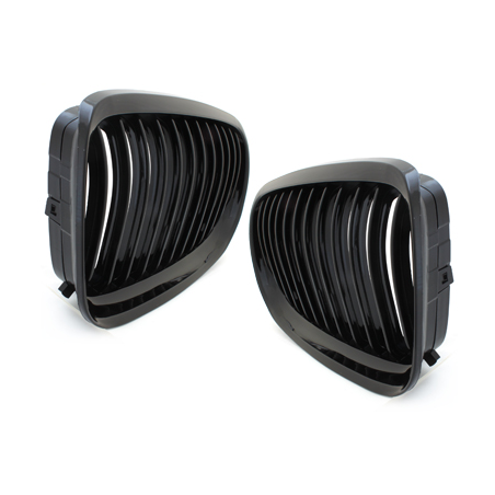 Grille BMW E90 3er 08-12-Noir/Brillant