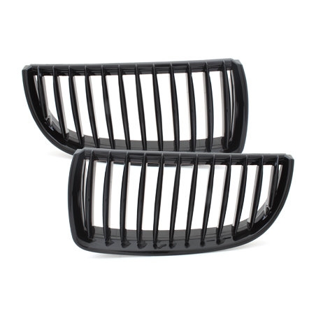 Grille BMW E90 3er 05-08-Noir/Brillant