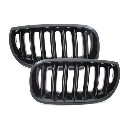 Grille BMW E83 X3 04-07-Noir/Brillant